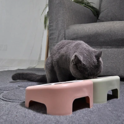 8 Degree Bevel Design Stainless Steel Dogs Cats Bowl Feeder Universal Pet Water And Food Bowls