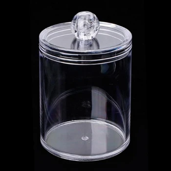 

Acrylic Cotton Swab Makeup Organizer Storage Box Portable Container Make Up Cotton Pad Holder Cosmetics Organizer Storage Case