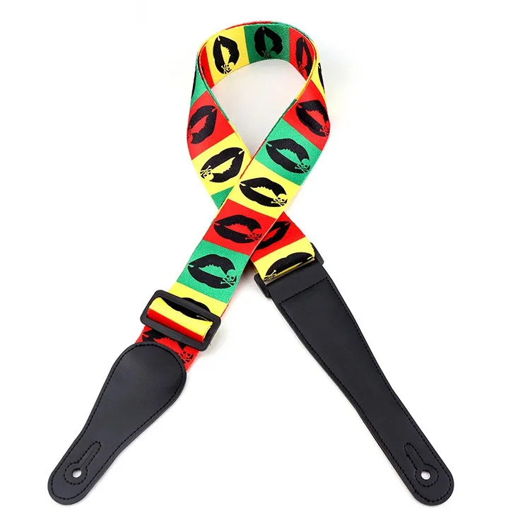 Ремешок для акустической гитары с принтом|Детали и аксессуары гитар| |