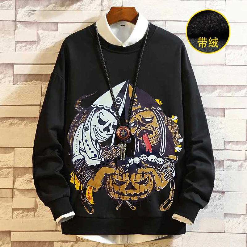 

2019 Plus Size Men XXL-6XL 7XL 8XL Hoodies Men Sweatshirts Big size Men Oversize Pullover Loose Hoodie men Big print warm top