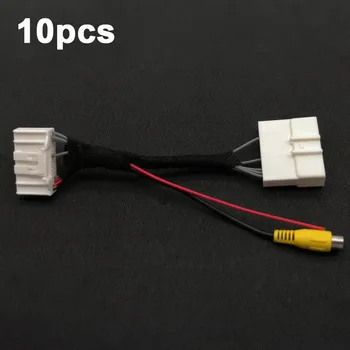 

YIFOUM 10pcs 32Pin Original Video Input Switch Reverse Camera RCA Adapter Cable For Nissan Kicks 2016 2017 2018 Low-End Car