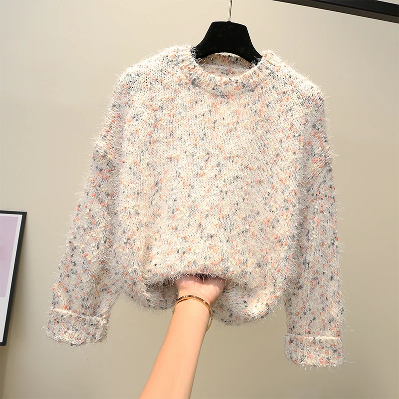 

2019 autumn and winter new Korean version of the sweater sweater loose sweater fashion comfortable student plush jacket coat