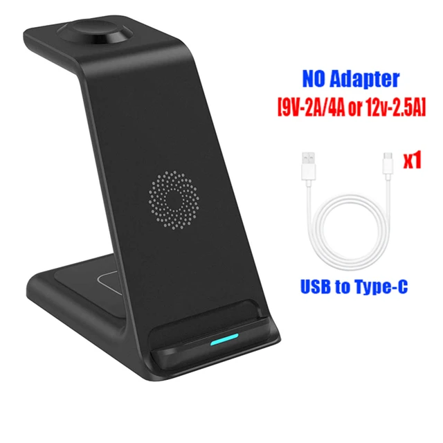 15W Qi 3 in 1 Wireles Chargeing Station For iPhone 13 12 11 Pro Max X AirPods Pro iWatch 7 6 5 4 Wireless Charge For Samsung S21 samsung wireless charging pad