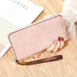 Wristband Wallets Women Many Departments Clutch Wallet Female Long Large Card Purse Ladies Handbag