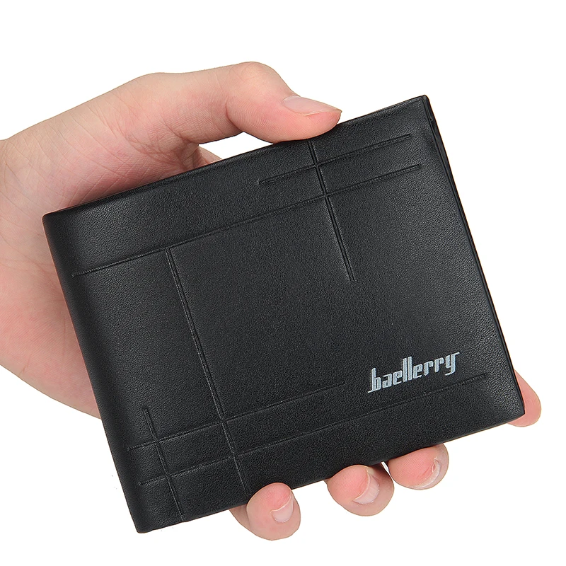 

Europe and America Hot Sale Men's Short Wallet Retro Multi Card Leather Wallet Fold Men's Business Wallet