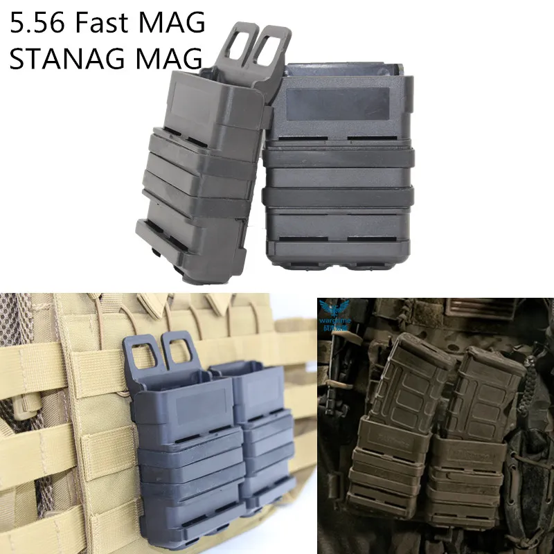 Тактический 5 56 чехол для журнала AEG M4 M416 M16A4 Scarl M249 STANAG модуль комбинированный