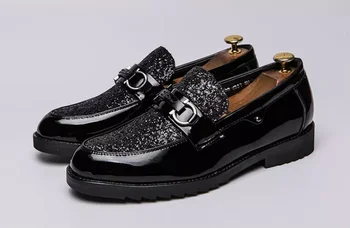 

Men PU Leather Fashion Shoes Low Heel Fringe Shoes Dress Shoes Brogue Shoes Spring Ankle Boots Vintage Classic Male Casual F512