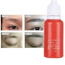 Пигмент 2 шт./кор. 30 мл Полупостоянный розово-красный пигмент татуировки растительный экстракт тату Красота Косметика чернил косметика