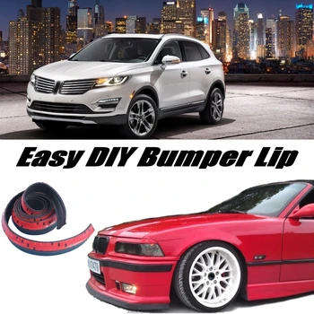 

Bumper Lip Deflector Lips For Lincoln MKC 2014 2015 Front Spoiler Skirt For Car View Tune / Body Kit / Strip