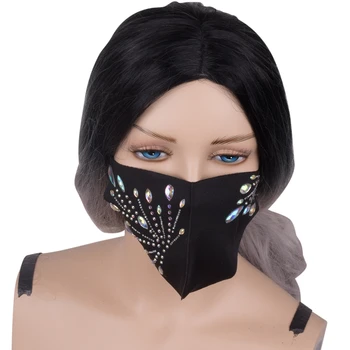 

CCbodily Fashionable Halloween Easter Carnival Mask Luminous Costume Mask Riding Face Mask Party Easter Decoration Gift SA-7