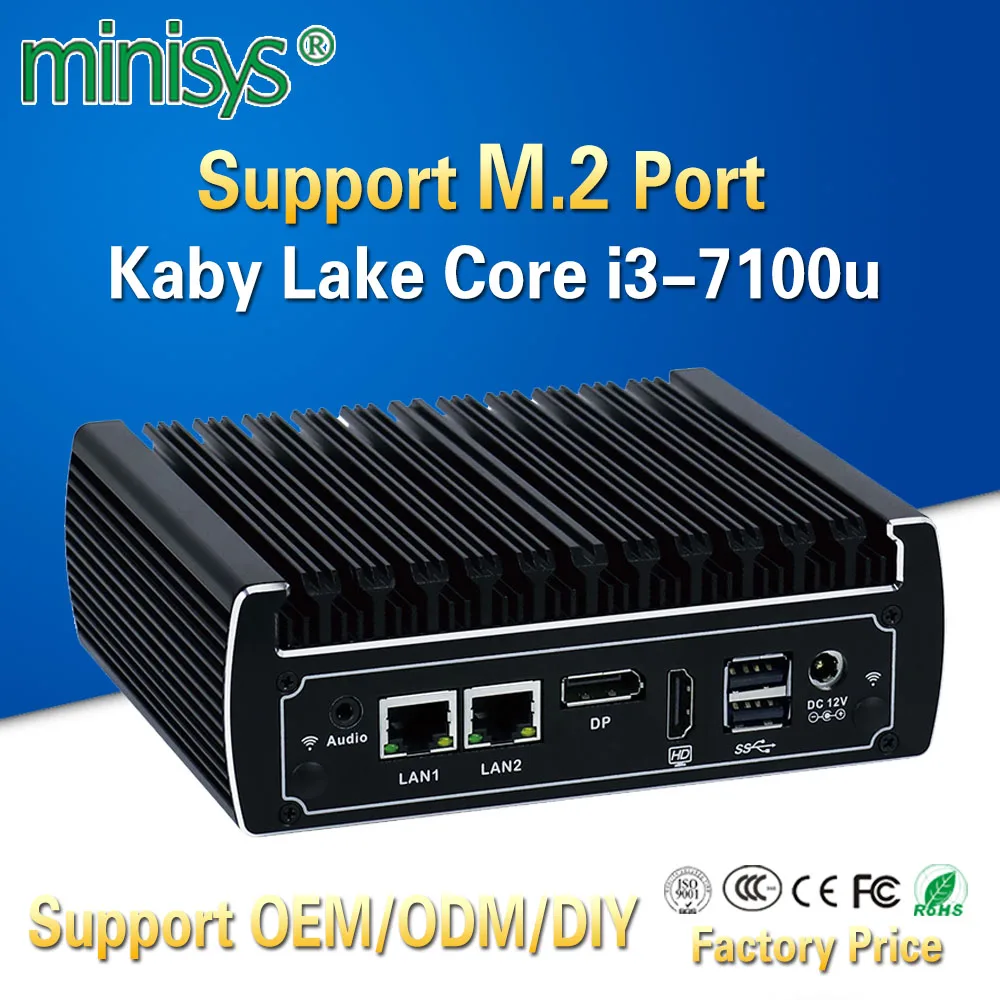 Мини-ПК без вентилятора Minisys, 4 K, intel core, i3-7100u, двойная lan windows 10, сетчатый игровой Настольный карманный компьютер, поддержка 8 Гб ram, 64 ГБ ssd Мини-ПК без вентилятора Minisys, 4 K, intel core, i3-7100u, двойная lan windows 10, сетчатый игровой Настольный карманный компьютер, поддержка 8 Гб ram, 64 ГБ ssd