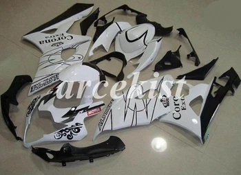 

Injection New ABS Motorcycle Full Fairings Kit Fit For SUZUKI GSX-R1000 K5 2005 2006 05 06 GSXR1000 body set Custom White