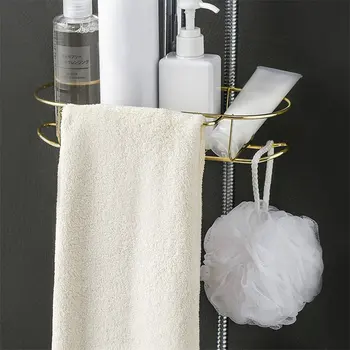 

New Kitchen Sink Faucet Storage Rack Organizer Holder Shelf Sponge Soap Cloth Drain Basket Iron Faucet Bathroom Hardware Towel R
