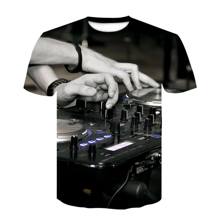 Футболка мужская со светодиодной подсветкой забавная рубашка с 3d принтом