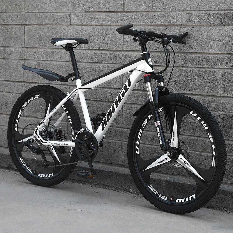 Mountain Bike Shifting Three-knife Wheel Off-road Double Disc Brakes Oil Brake Shock Absorber Road Racing Student Adult