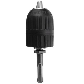 

1pc HSS Keyless Drill Bit Chuck 2-13mm Drilling Quick Change Bit Adapter Converter For Power Tool