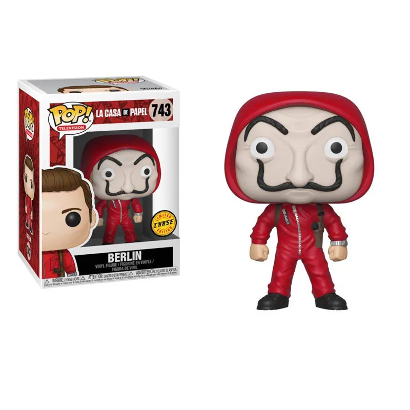 FUNKO POP La Casa De Papel Tokio The Processor Denver Берлинская ПВХ фигурка Коллекционная модель игрушки для детей Рождественский подарок