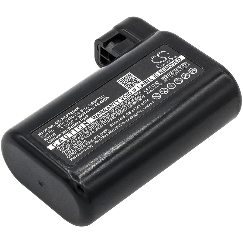 

Battery for AEG RX8-1-4WN, RX9, RX9-1-IBM, RX9-1-SGM, RX9-2-4ANM, RX9-2-4STN, OSBP72LI, S91-0400410-SU2 7.2V/mA