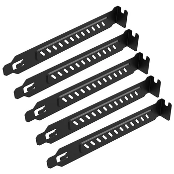 

5pcs Heat Dissipation Computer PC Case PCI Baffle Dustproof Expansion Graphics Card Slot Cover Plate