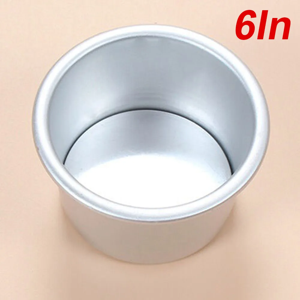 

6/8/10inch Round Mini Cake Pan Removable Pudding Mold DIY Baking Birthday Cake Tools high quality 2019