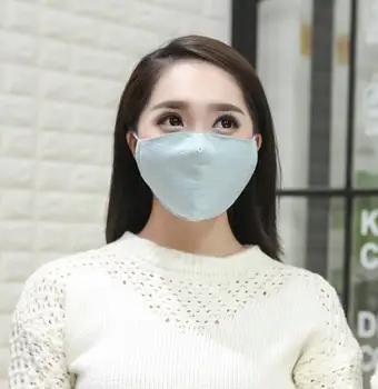 

Simple Fashion Cotton Solid Color Face Mask Anti-dust PM 2.5 Dust Proof Mask Breathable Reusable Washable Mouth-muffle