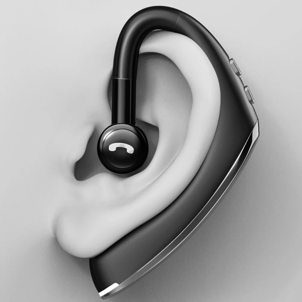 F900 Mini Waterproof Ergonomic Ear Hook Design Earpiece Button Control Wireless Bluetooth 5 0 Car Handsfree Call Earphone