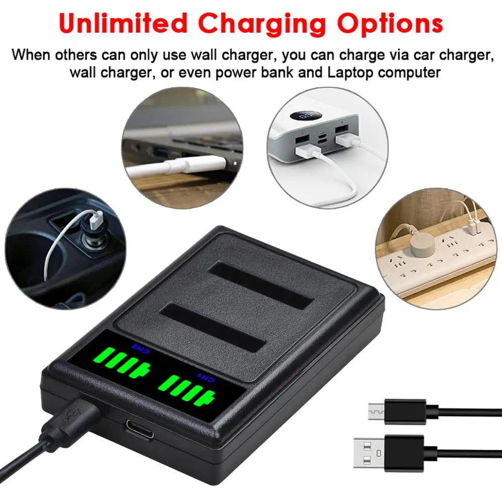 Batmax 1200mAh Li-40B Li-42B Bateria NP-45S Battery+LED Dual Charger for Olympus Li 40B for FUJIFILM fuji NP-45 NP 45A EN-EL10
