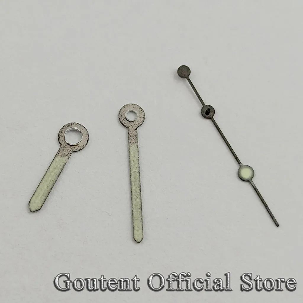 Goutent Green Luminous Black White Watch Hands Fit MIYOTA 8205 8215 821A Mingzhu DG2813 3804 Movement