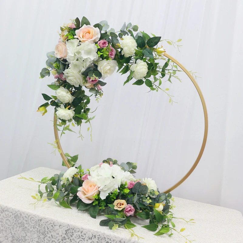 JAROWN свадебный стол центральный цветок стенд Искусственные цветы дома круглый фон рамка полка украшение аксессуар