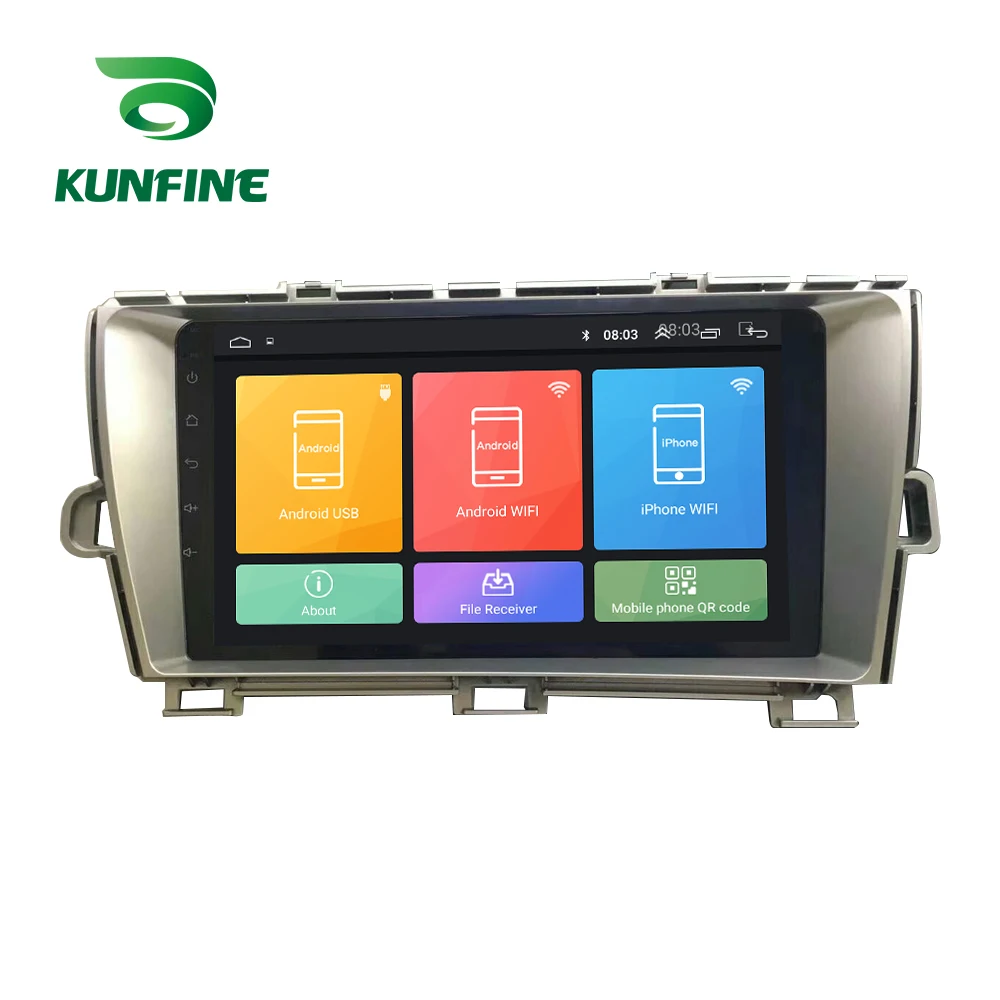 

Octa Core Android 8.1 Car DVD GPS Navigation Player Deckless Car Stereo For Toyota PRIUS 2012 RHD Radio Headunit