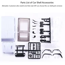

TOPFIRE Modified 1/24 Climbing Car Simulation Wrangler Car Shell Jeep Hard Shell RC Car Parts Remote Control Car Update voiture