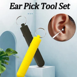 7Pcs Stainless Ear Pick Set Double Head Ear Picking Tool Portable Ear Cleaner Spoon Ear Care Cleaning Tool