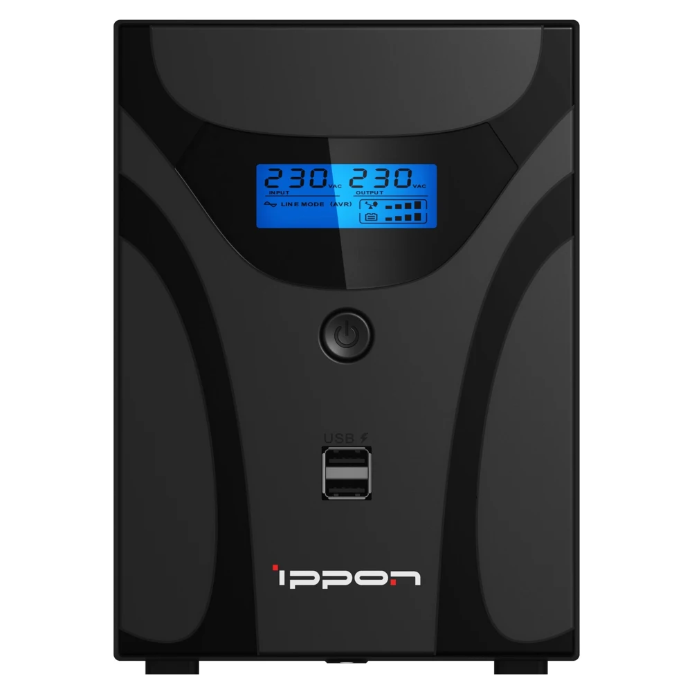 Источник бесперебойного питания Ippon Smart Power Pro II 2200 1200Вт 2200ВА черный