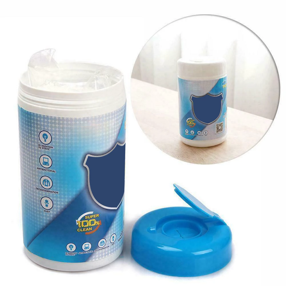88Pcs/Box Cleaning Wet Wipes Soft Laptop Monitor LCD Phone Screen Lens Glass Wipes GDeals