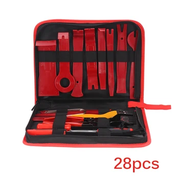 

28pcs Auto Car Screwdriver Pliers Remover Audio Radio Interior Door Panel DIY Installation Pry Tool Repair Hand Tools Kit