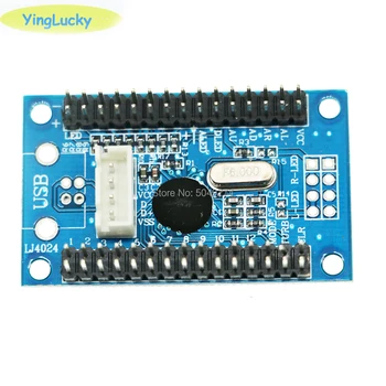 

DIY 1 players controller with LED / USB to Jamma Arcade game controller / Arcade game machine Accessories