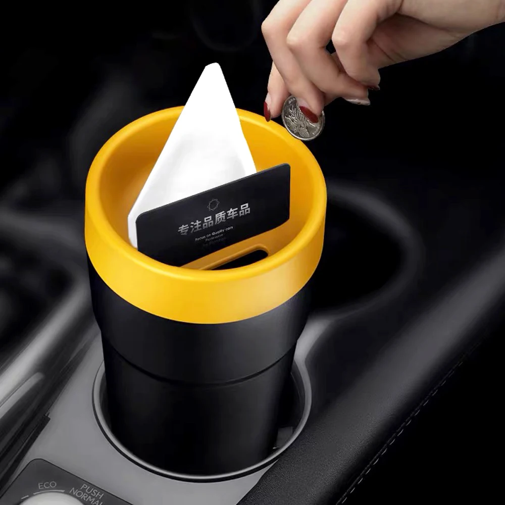 

Car Trash Bin/Box Auto Organizer Storage Box Car Trash Can Rubbish Garbage Holder Automobile Storage Bucket For Car Accessories