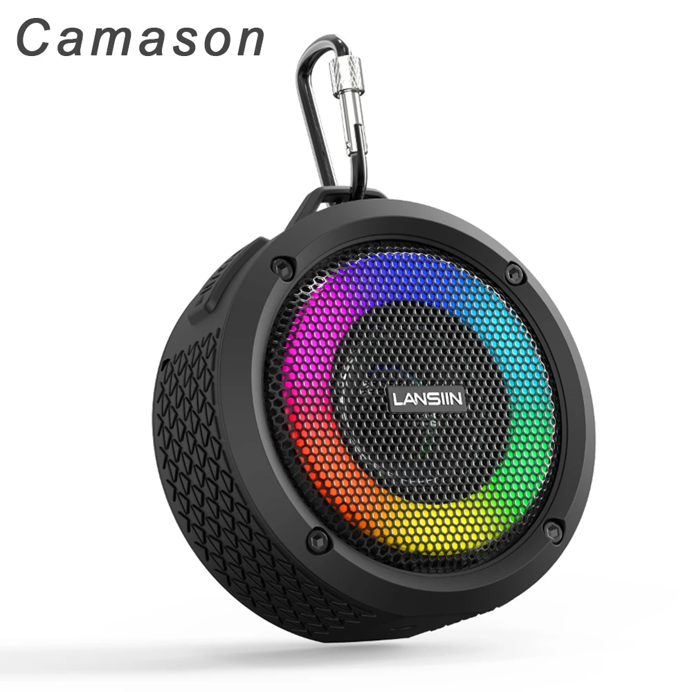 US $18.46 Camason wireless Bluetooth speaker subwoofer outdoor portable Waterproof boombox stereo Sound box quality with mic