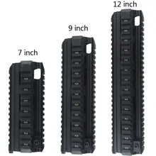 Tático 7/9/12 polegada livre float quad ferroviário handguard para ar15 hk416 escopo montar caça