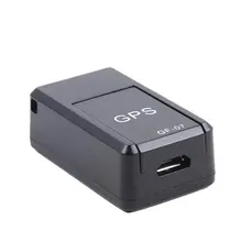 Gf07 rastreador gps rastreador miniatura inteligente localizador carro anti roubo gravação forte adsorção magnética