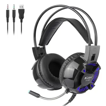 

K2000 K1000 Gaming Headsets Big Headphones with Light Mic Stereo Earphones Deep Bass for PC Computer Gamer Laptop PS4 New X-BOX