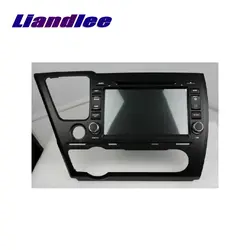 Liandlee для Honda Civic 2014 ~ 2017 LiisLee автомобильный мультимедиа, ТВ DVD gps аудио Hi-Fi радио оригинальный стиль Навигация