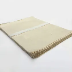 Papier de riz pour peinture chinoise, 10 feuilles/lot, artisanat ancien, bords irréguliers, calligraphie, peinture à moitié mature, papier Xuan Papel Arroz 