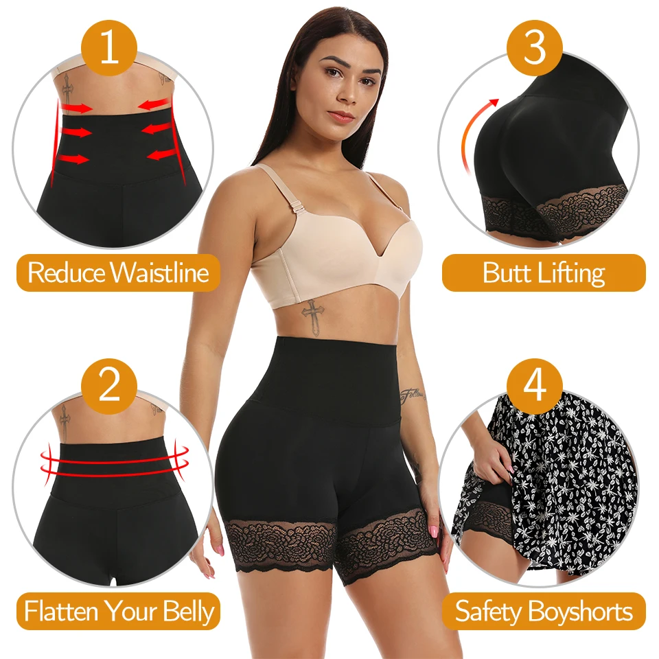 High Waist Tummy Control Butt Lifter Shorts