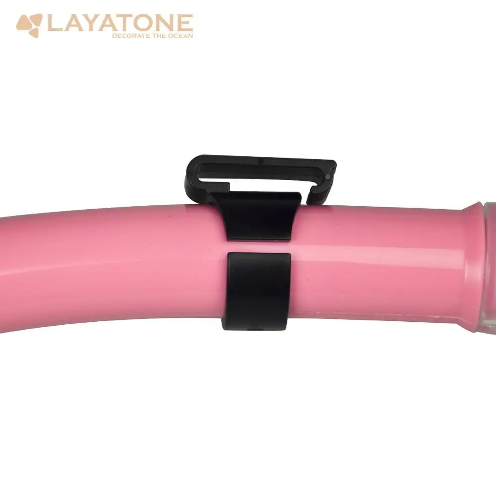 LayaTone Snorkel Scuba Spearfishing Surfing Diving Snorkeling Swimming Snorkel equipment -Pink 1PCS S-123