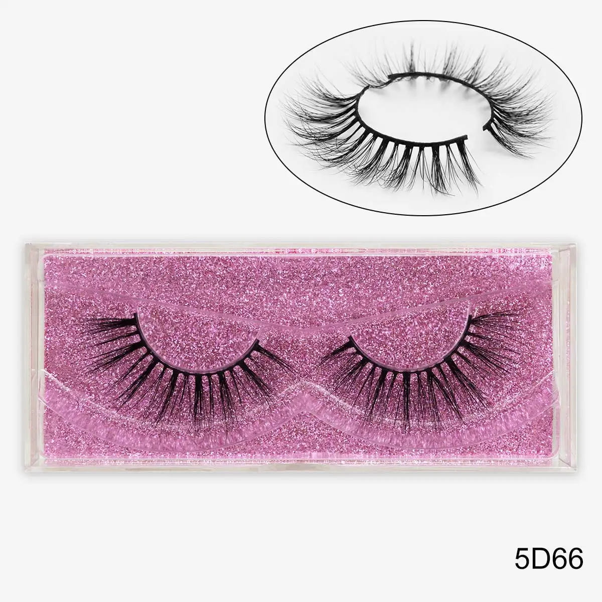 SEXYSHEEP Mink Lashes 3D Mink Eyelashes Cruelty free Lashes Handmade Reusable Natural Eyelashes False Lashes Makeup - Цвет: 5D66