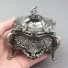 ROSIKING Emboss Alloy Metal Music Box Wind Up and Golden Movement Music Box for Christmas/Birthday/Valentine's Day 1