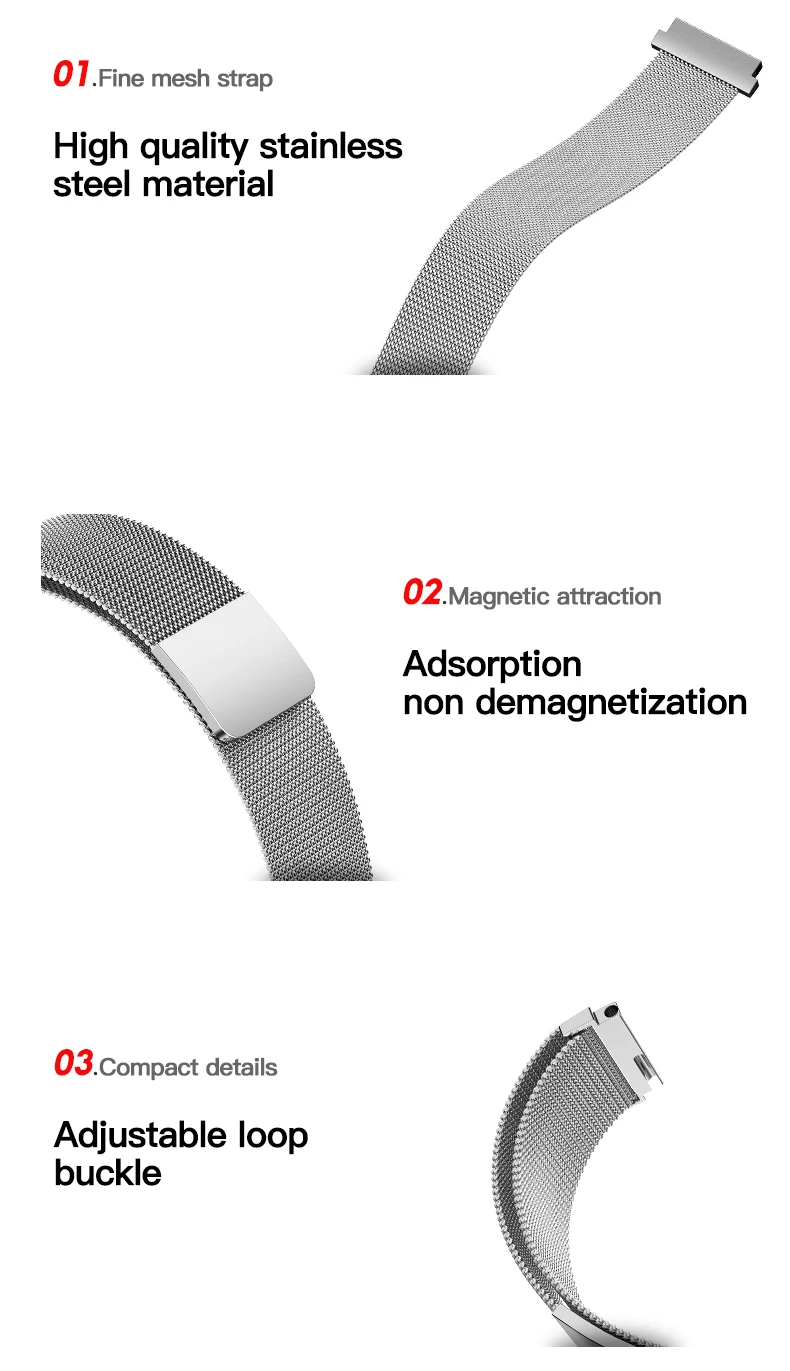 amzish Металлический браслет на запястье для Xiaomi mi Band 4 mi Band 3, роскошный цветной Wirst ремешок для Xiaomi mi Band 3/4, смарт-Аксессуары