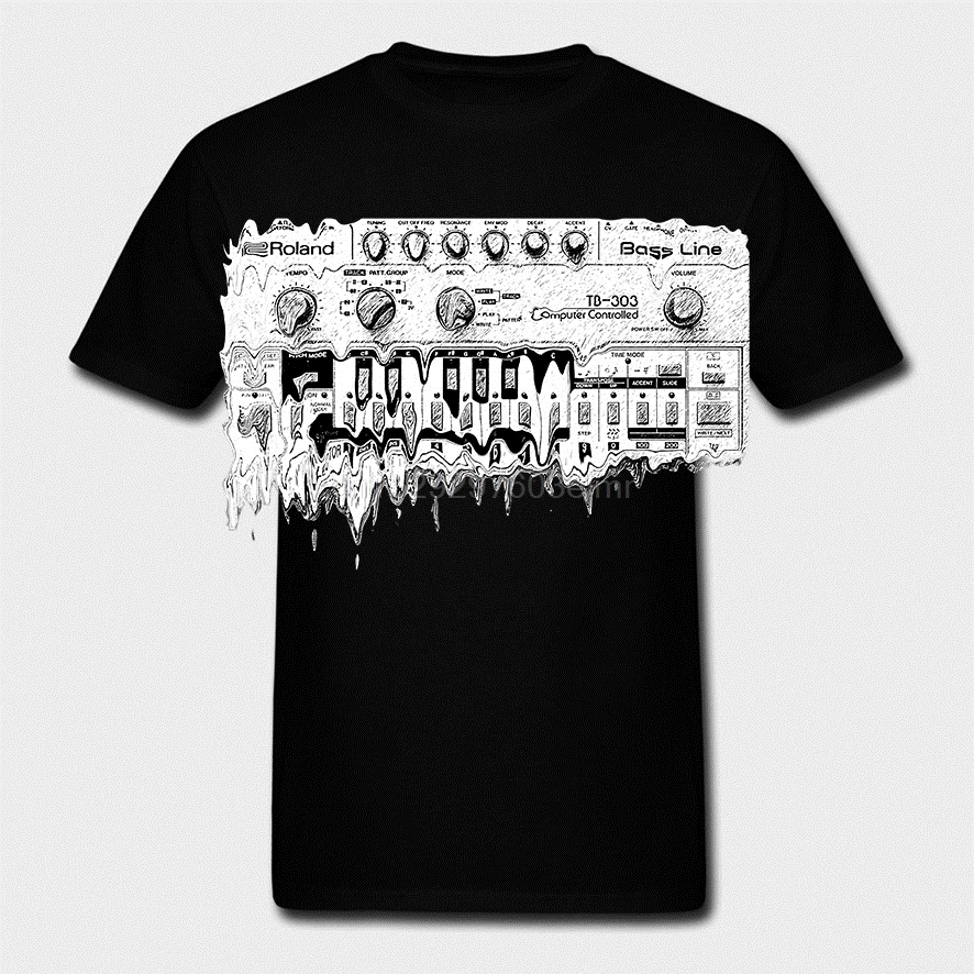 TB 303 Analog Synthesizer T shirt roland tb 303 synthesizer moog