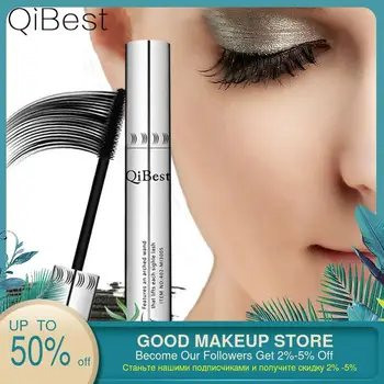 

Black 3D Silk Fiber Eyelash Mascara Waterproof Long Black Lash Eyelash Extension Eye Lashes with or without box